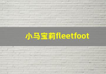 小马宝莉fleetfoot