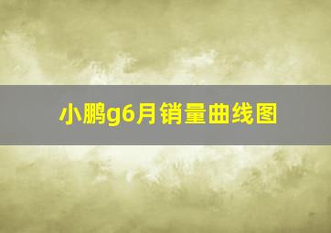 小鹏g6月销量曲线图