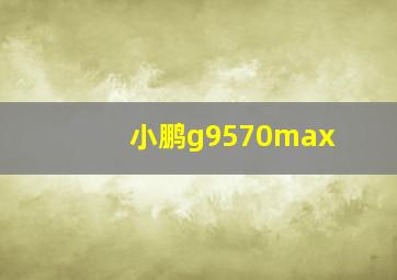 小鹏g9570max