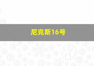 尼克斯16号