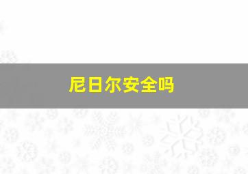 尼日尔安全吗