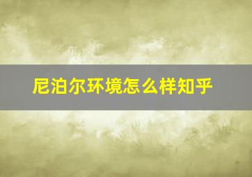 尼泊尔环境怎么样知乎