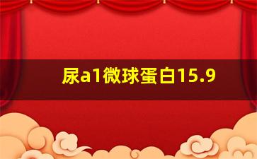 尿a1微球蛋白15.9