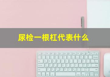 尿检一根杠代表什么