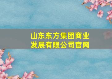 山东东方集团商业发展有限公司官网