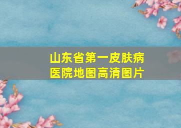 山东省第一皮肤病医院地图高清图片