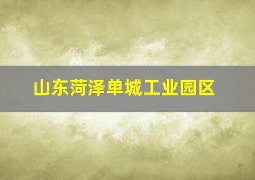 山东菏泽单城工业园区