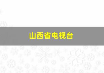 山西省电视台