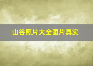 山谷照片大全图片真实