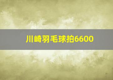 川崎羽毛球拍6600