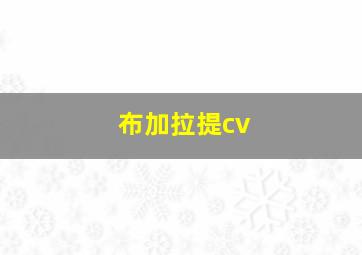 布加拉提cv