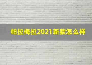 帕拉梅拉2021新款怎么样