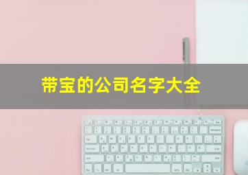 带宝的公司名字大全