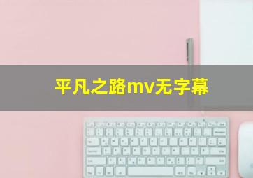 平凡之路mv无字幕