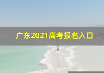 广东2021高考报名入口