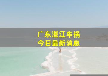 广东湛江车祸今日最新消息