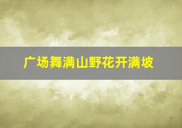 广场舞满山野花开满坡