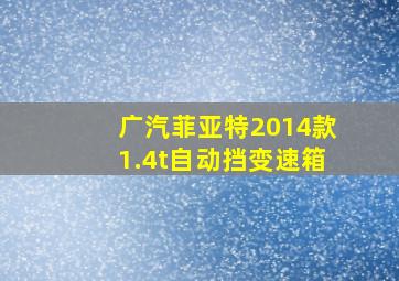 广汽菲亚特2014款1.4t自动挡变速箱