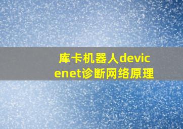 库卡机器人devicenet诊断网络原理