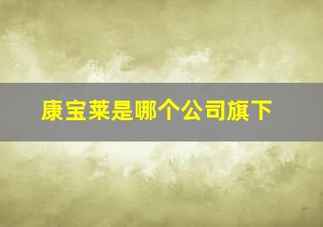 康宝莱是哪个公司旗下