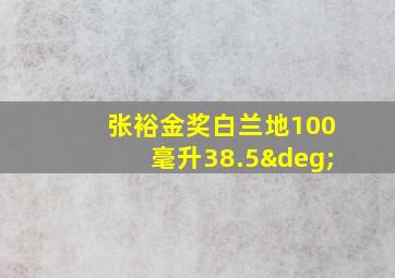 张裕金奖白兰地100毫升38.5°