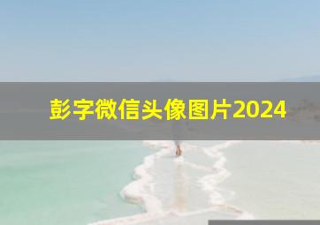 彭字微信头像图片2024