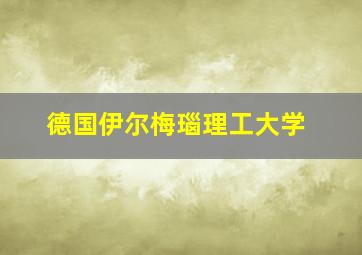 德国伊尔梅瑙理工大学