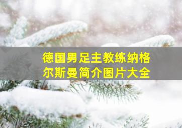 德国男足主教练纳格尔斯曼简介图片大全