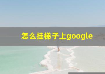 怎么挂梯子上google