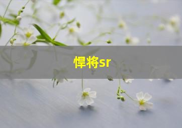 悍将sr