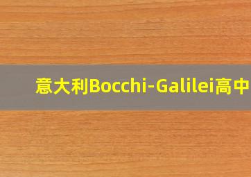 意大利Bocchi-Galilei高中