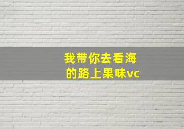 我带你去看海的路上果味vc