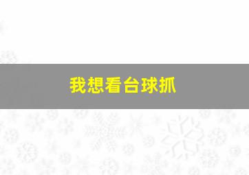 我想看台球抓