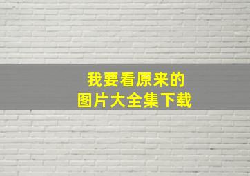 我要看原来的图片大全集下载