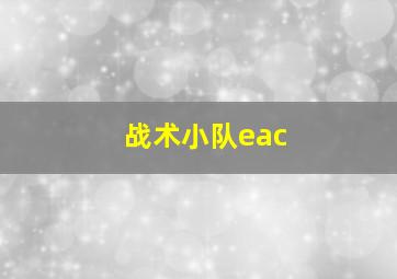 战术小队eac