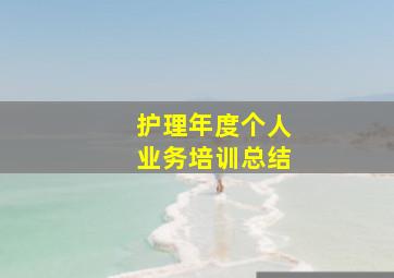 护理年度个人业务培训总结