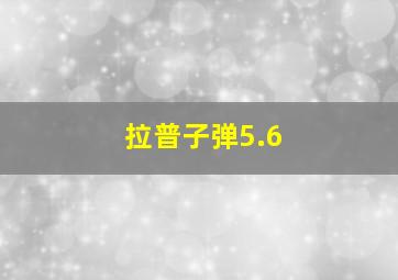 拉普子弹5.6