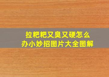 拉粑粑又臭又硬怎么办小妙招图片大全图解