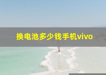 换电池多少钱手机vivo