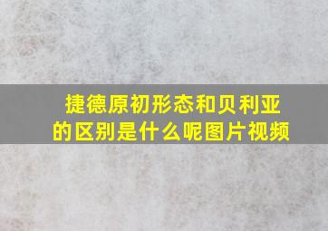 捷德原初形态和贝利亚的区别是什么呢图片视频