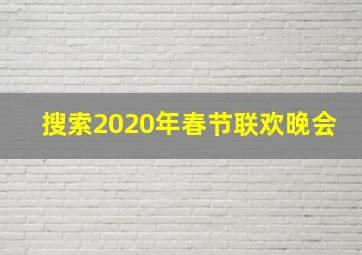 搜索2020年春节联欢晚会