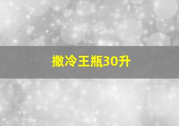 撒冷王瓶30升