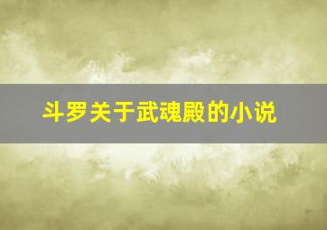 斗罗关于武魂殿的小说