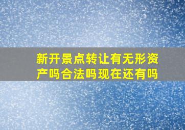 新开景点转让有无形资产吗合法吗现在还有吗