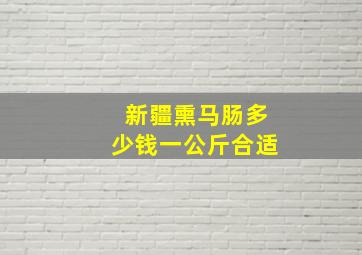 新疆熏马肠多少钱一公斤合适