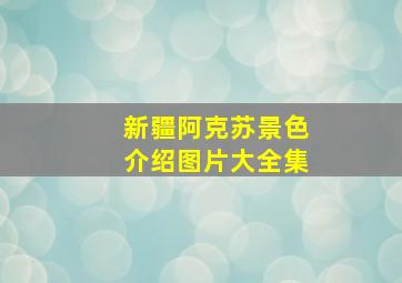 新疆阿克苏景色介绍图片大全集