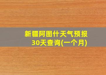 新疆阿图什天气预报30天查询(一个月)