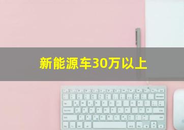 新能源车30万以上