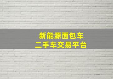 新能源面包车二手车交易平台