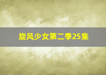 旋风少女第二季25集